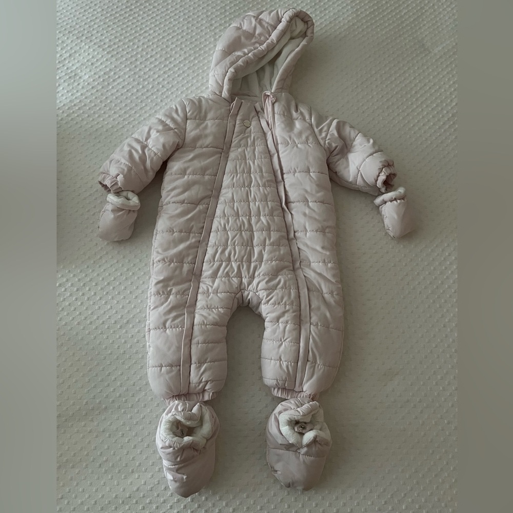 Coconut (El Corte Ingles) Pink Puffer Overall